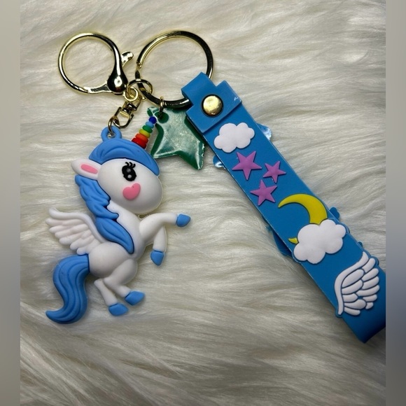 Toddler Girl/Kids Unicorn Keychain/Wristlet - Picture 2 of 3